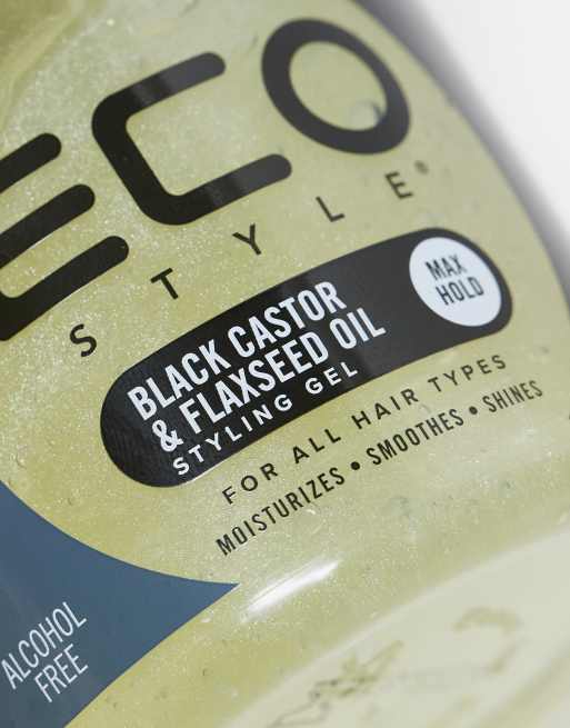 Eco Style Black Castor & Flax Seed Oil 473ml, 2 of 3