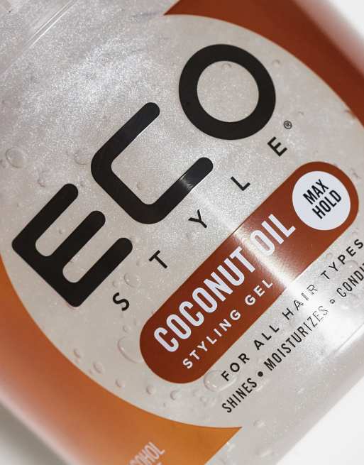 Eco Style – Żelowy olejek do stylizacji o zapachu kokosa, 473 ml, 2 z 4