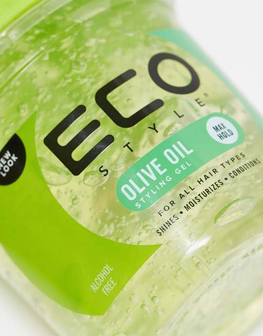 Eco Style – Zielony żel do stylizacji z oliwą z oliwek: 236 ml, 2 z 3