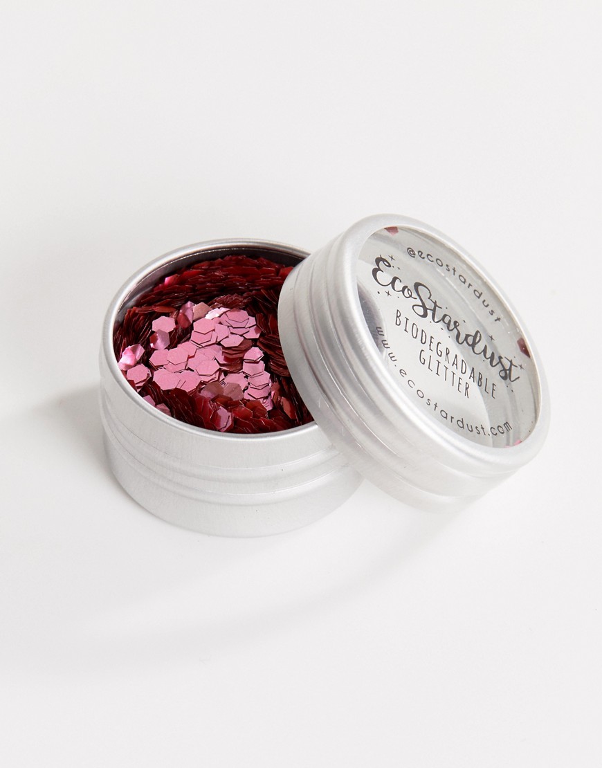 EcoStardust - Biologisch afbreekbaar potje glitter - Champagne-roze