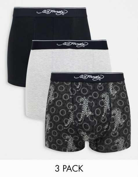 Grey Marl/Stripe/Black Boxers U5_F3493 Pepe Jeans, Underwear Grey  Marl/Stripe/Black Boxers U5_F3493 Pepe Jeans, Underwear