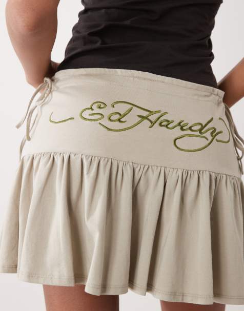 Ed Hardy broken hearts co-ord in khaki - view 1