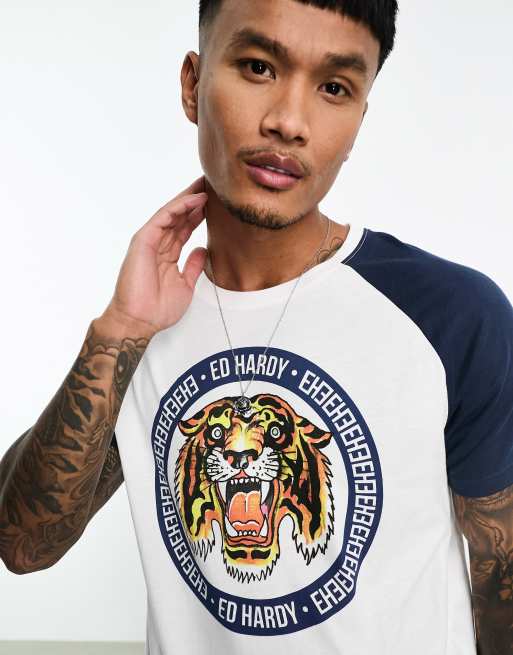 ed hardy white shirt