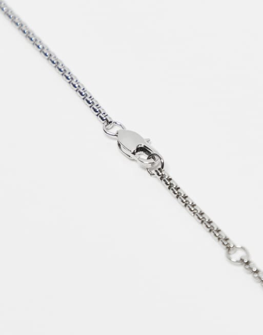 Ed Hardy cross and rose thorn crucifix fine chain necklace in