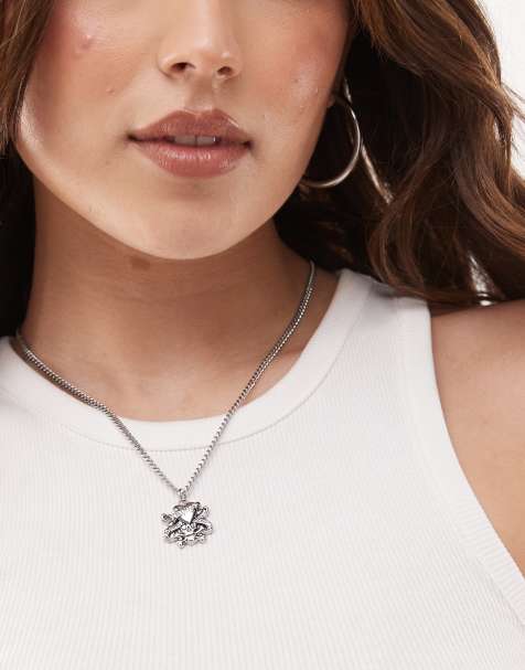 Ed Hardy fine love kills slowly padlock necklace - view 1
