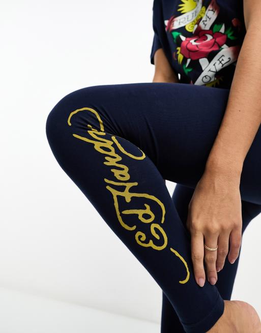 Ed hardy yoga pants best sale