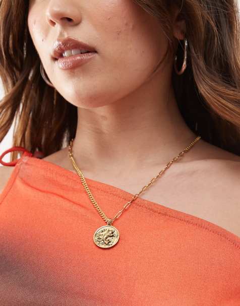 Ed Hardy Koi multi chain pendant necklace - view 1