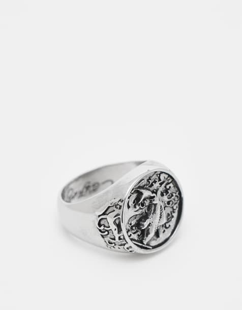Ed Hardy Koi signet ring - view 1