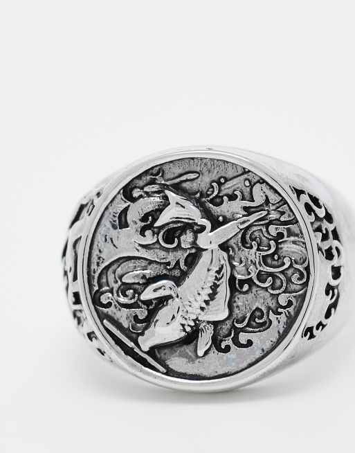 Ed Hardy KOI SIGNET リング Ed Hardy Koi signet ring | ASOS