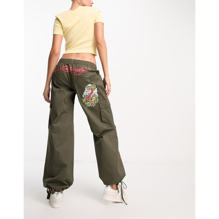 Ed Hardy Y2K Track Pant - Women's Pants in Multi