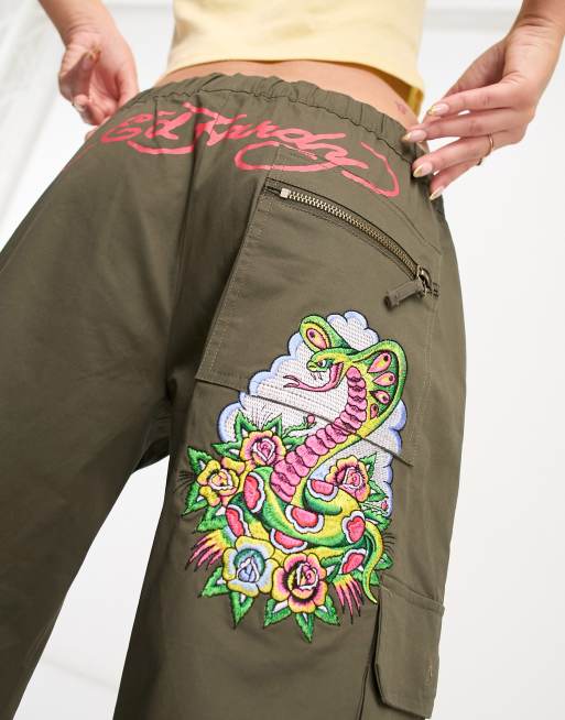 Signature Pants With Embroidery - Men - Ready-to-Wear