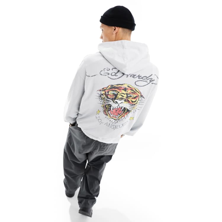 Ed hardy cheap tiger hoodie