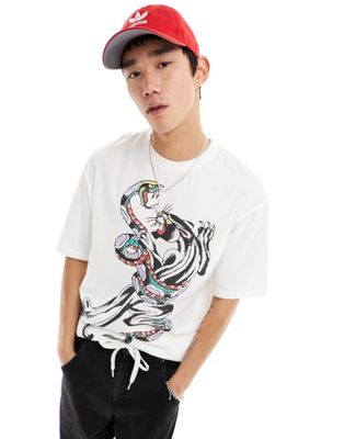 Ed Hardy oversized t-shirt with panther graphic