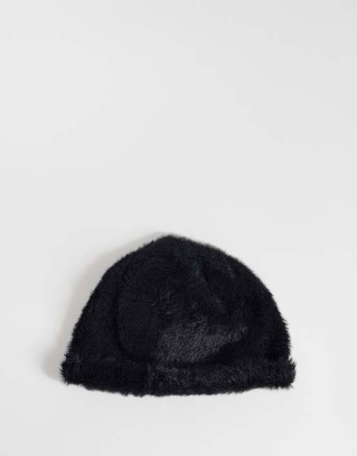 Ed Hardy script brushed beanie in black, 2 of 3