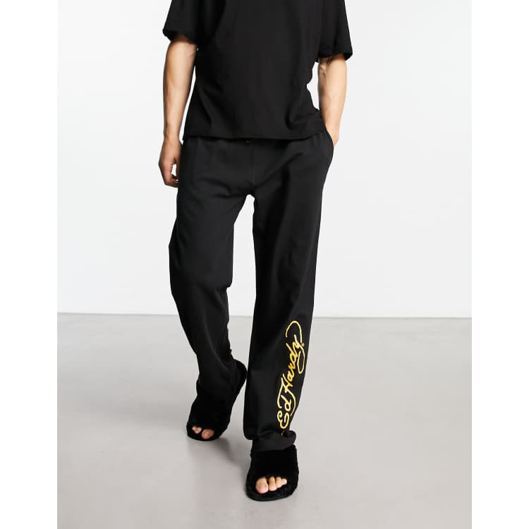 Ed Hardy sleep pants in black ASOS