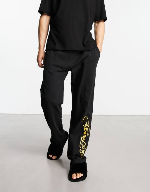 Ed Hardy sleep pants in black | ASOS