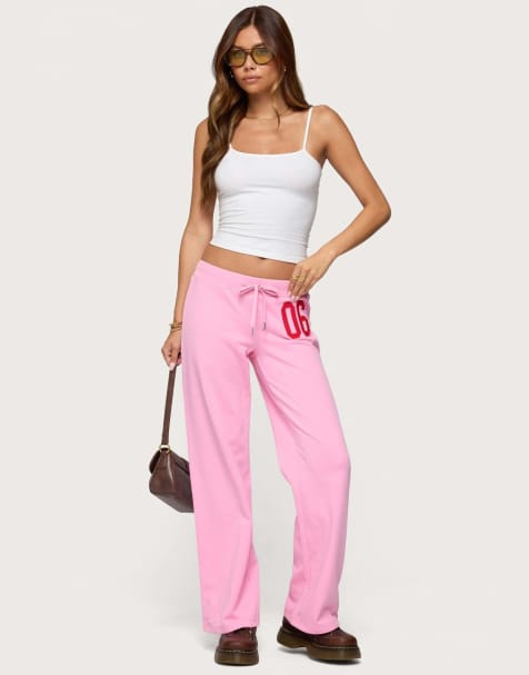 Edikted 06 sweatpants in pink - view 1