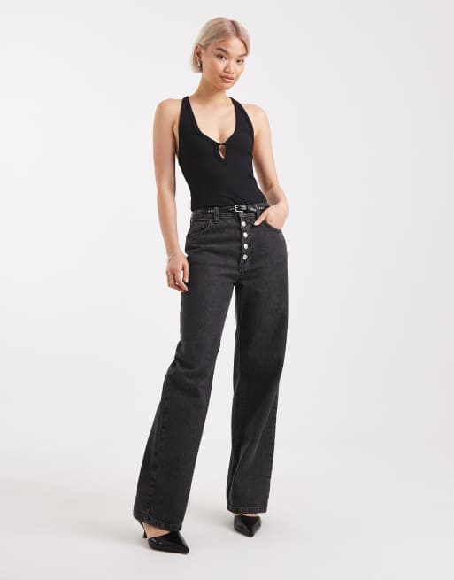 Edikted Alanah cut out ribbed bodysuit, 4 of 4
