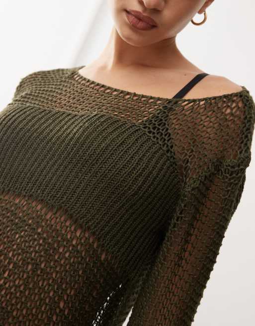 UN3D.♡TRIVIAL BORDER ASYMME KNIT TOP UN3D.♡TRIVIAL BORDER ASYMME KNIT TOP