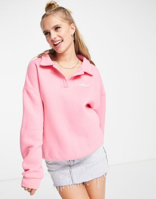 Strut This Sonoma Crop Sweatshirt Pink Chalk – Bliss Bandits