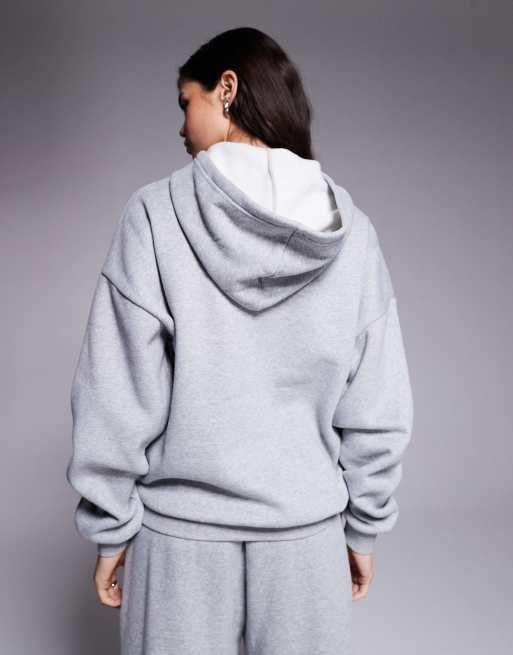Edikted camo crush oversized hoodie in grey (part of a set), 2 of 4
