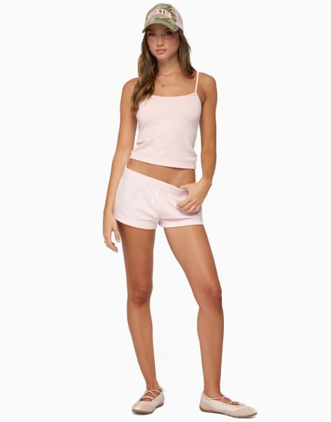 Edikted cataleya shortsand tank set in light-pink - view 1