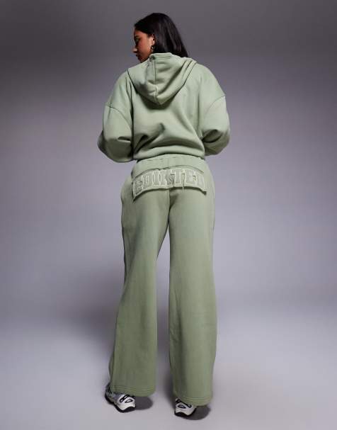 Edikted co-ord Forever sweatpants in olive - view 1
