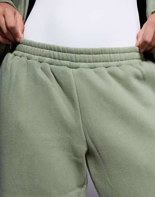 Edikted co-ord Forever sweatpants in olive, 5 of 5