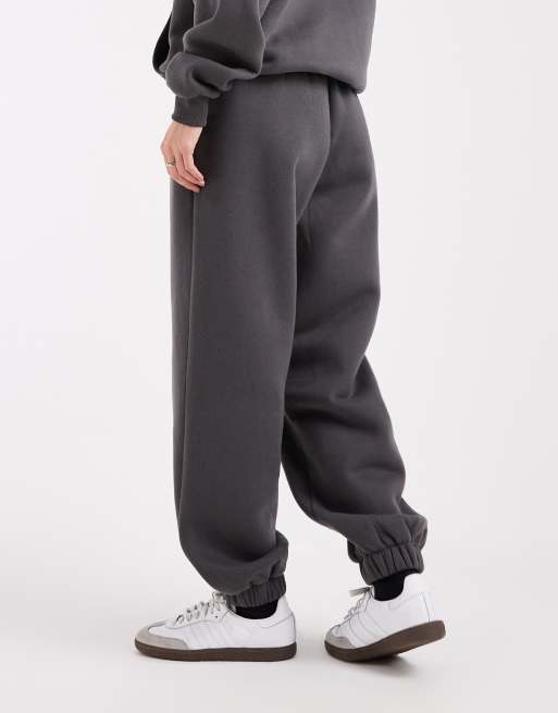Edikted co-ord Lounge edit tracksuit bottoms in grey, 3 of 5
