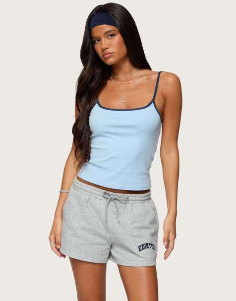 Edikted Deanna tank top in light blue - view 1