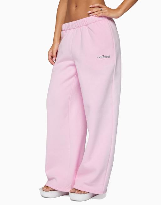 Edikted Edikted sweatpants in light-pink, 3 of 4