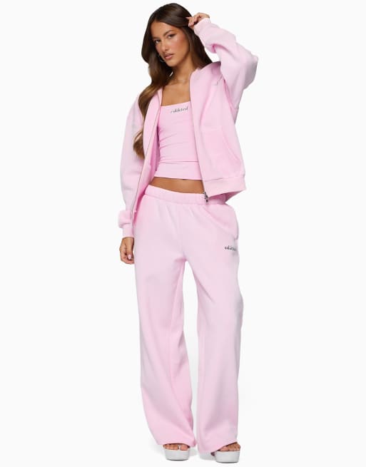 Edikted Edikted sweatpants in light-pink, 4 of 4