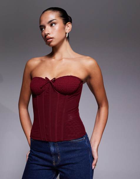 Edikted Guinivere smocked strapless corset - view 1