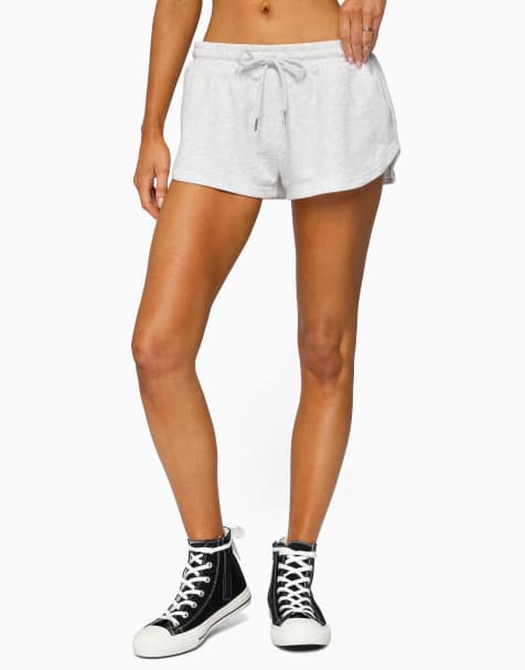 Edikted kordelia shorts in light-grey-melange - view 1