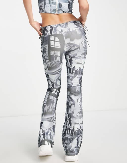 Newspaper hot sale print joggers