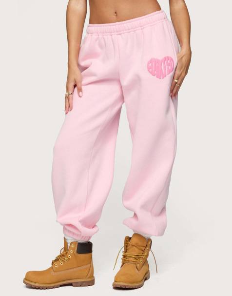 Edikted Major love edikted sweatpants in lilac - view 1