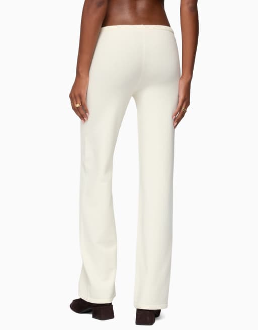 Edikted montanna knit pants in cream, 2 of 5