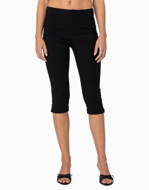 Edikted sarafina capri pants in black - view 1