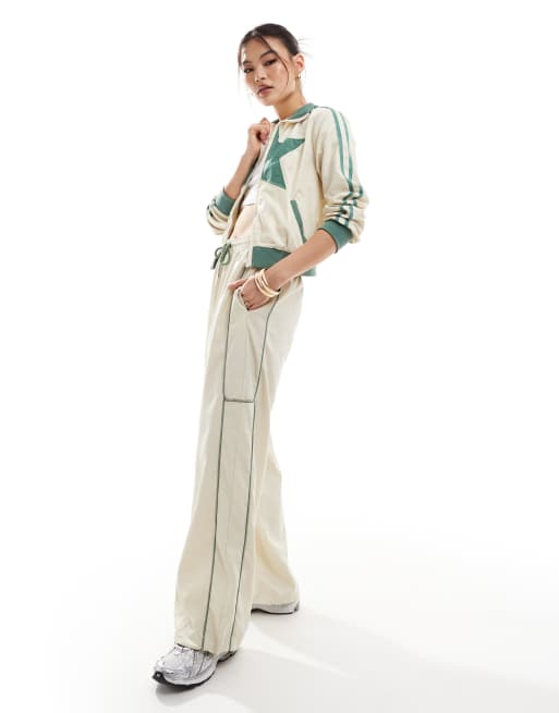 Edikted - Superstar - Nylon trainingsbroek, deel van co-ord set