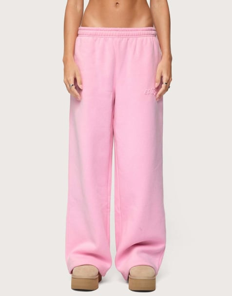 Edikted Totally edikted sweatpants in pink - view 1