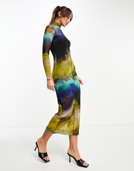 Asos cheap multicolor dress