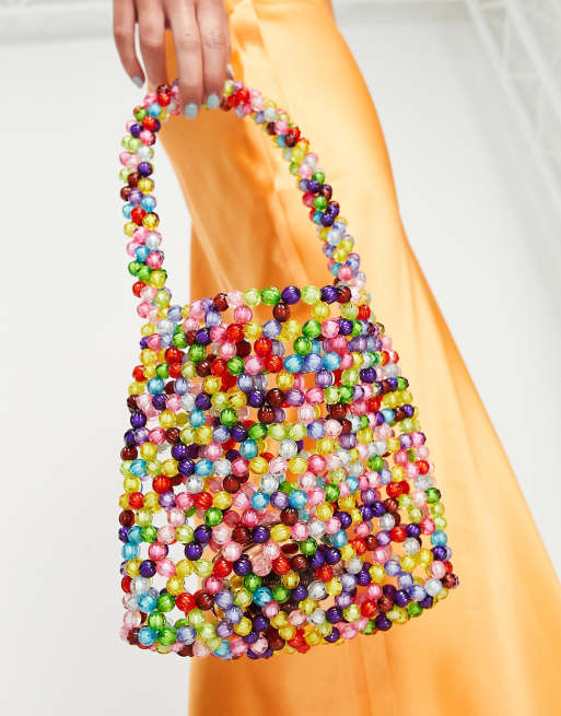 Sac en perles vintage best sale