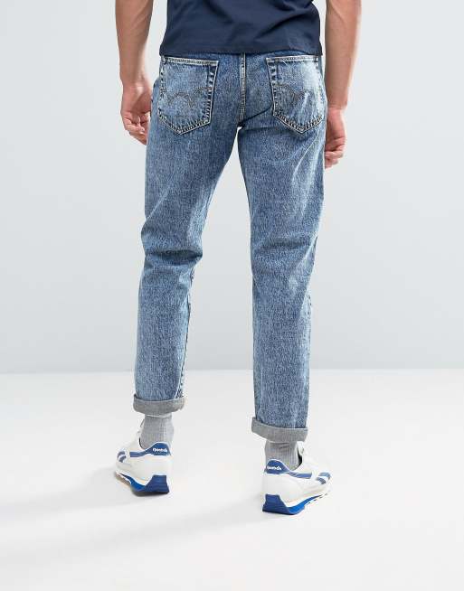 søskende Prøve jul Edwin ED-45 Loose Tapered Jeans Acid Wash Rainbow Selvage | ASOS