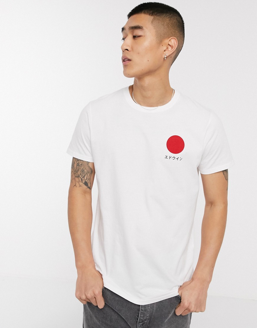 Edwin - Japanese Sun - T-shirt bianca-Bianco