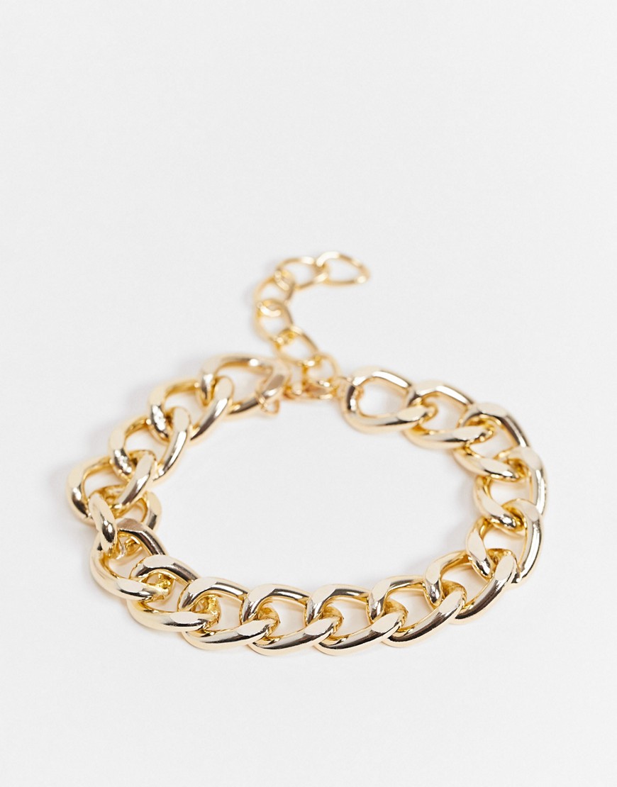 Ego chunky chain anklet in gold