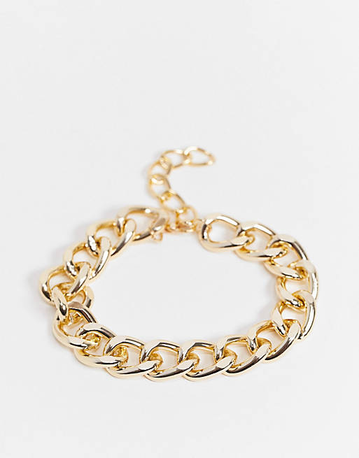 Ego chunky chain anklet in gold