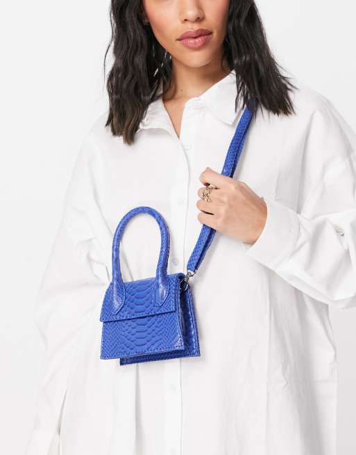 Bright store blue handbag