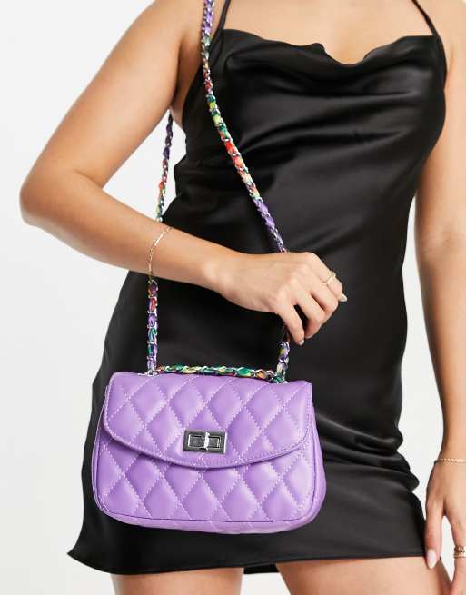 Purple chain bag new arrivals