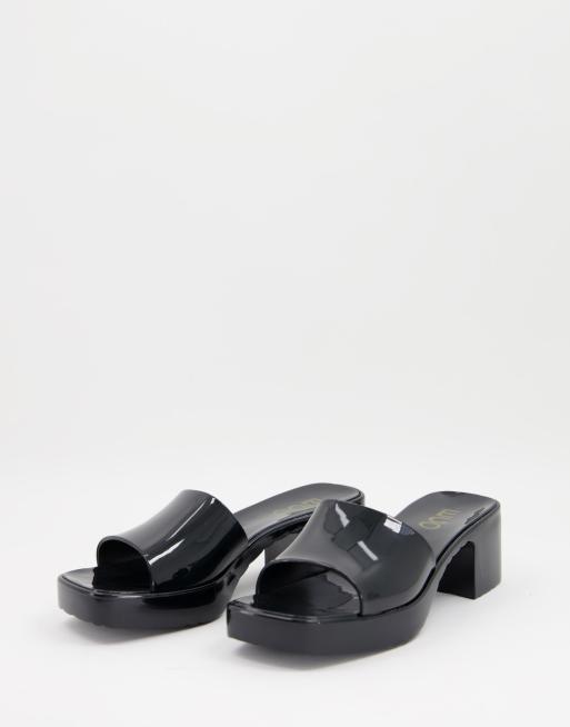 mule heel sandals