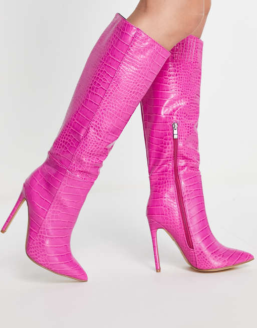 Bottes roses new arrivals